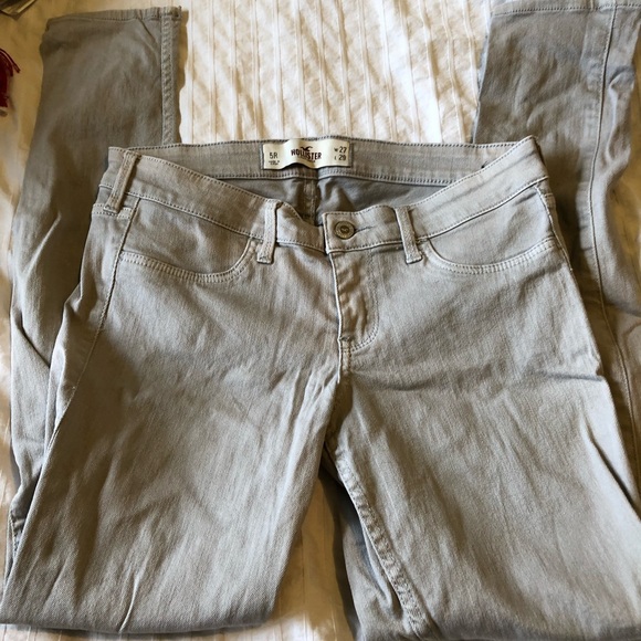 Hollister light grey skinny jeans size 5 - Picture 3 of 5